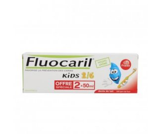 FLUOCARIL Kids 2/6 ans Fruits rouges lot de 2 tubes de 50ml