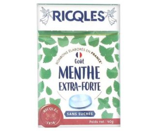 RICQLES bonbons Menthe sans sucre