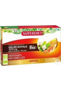 GELEE ROYALE/ MIEL D'ACACIA/ POLLEN BIO 